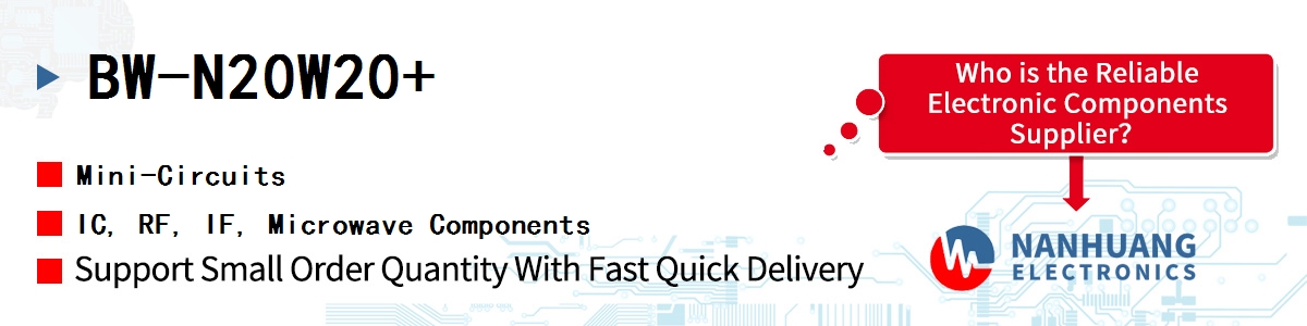 BW-N20W20+ Mini-Circuits IC, RF, IF, Microwave Components