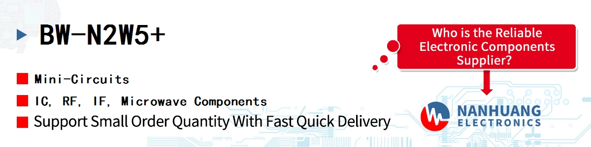 BW-N2W5+ Mini-Circuits IC, RF, IF, Microwave Components