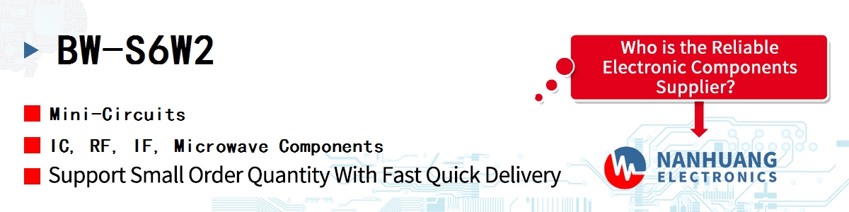 BW-S6W2 Mini-Circuits IC, RF, IF, Microwave Components