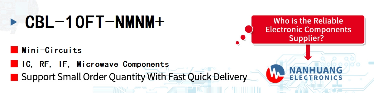 CBL-10FT-NMNM+ Mini-Circuits IC, RF, IF, Microwave Components
