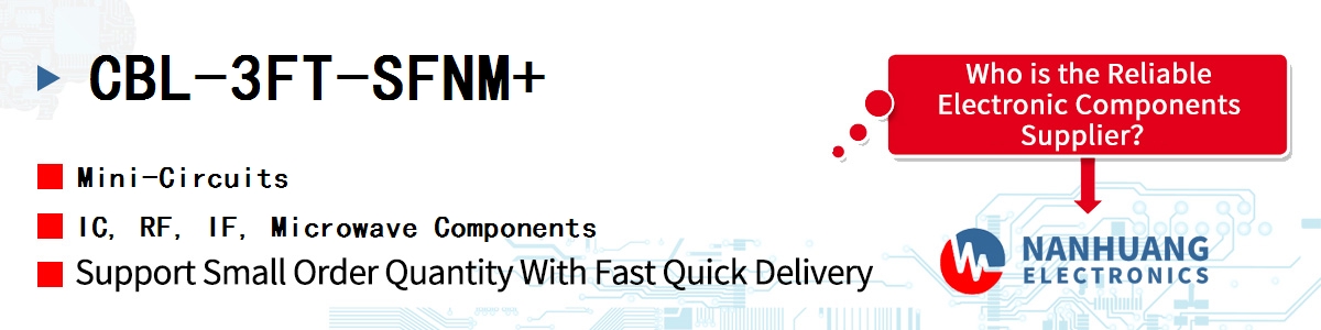 CBL-3FT-SFNM+ Mini-Circuits IC, RF, IF, Microwave Components