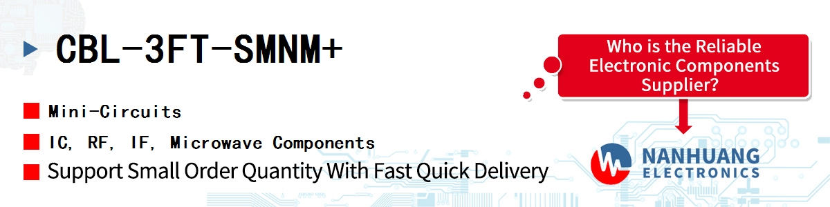 CBL-3FT-SMNM+ Mini-Circuits IC, RF, IF, Microwave Components