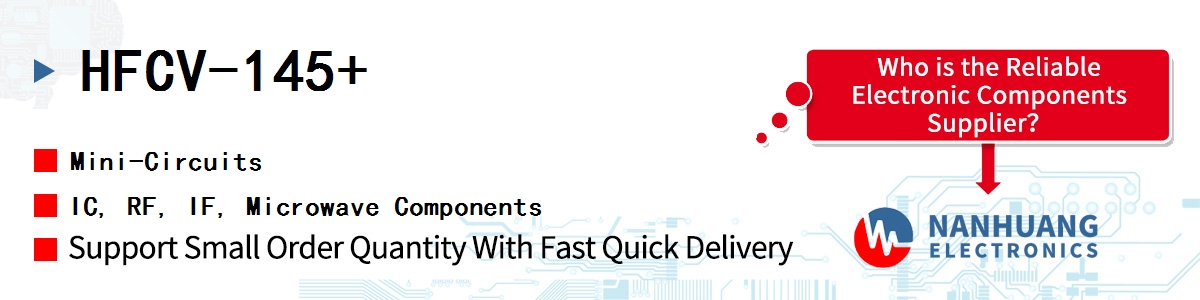 HFCV-145+ Mini-Circuits IC, RF, IF, Microwave Components