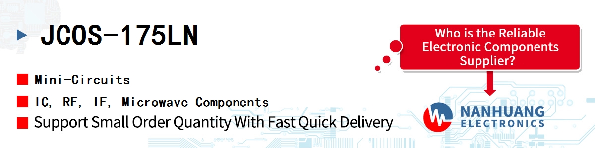 JCOS-175LN Mini-Circuits IC, RF, IF, Microwave Components