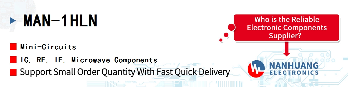 MAN-1HLN Mini-Circuits IC, RF, IF, Microwave Components
