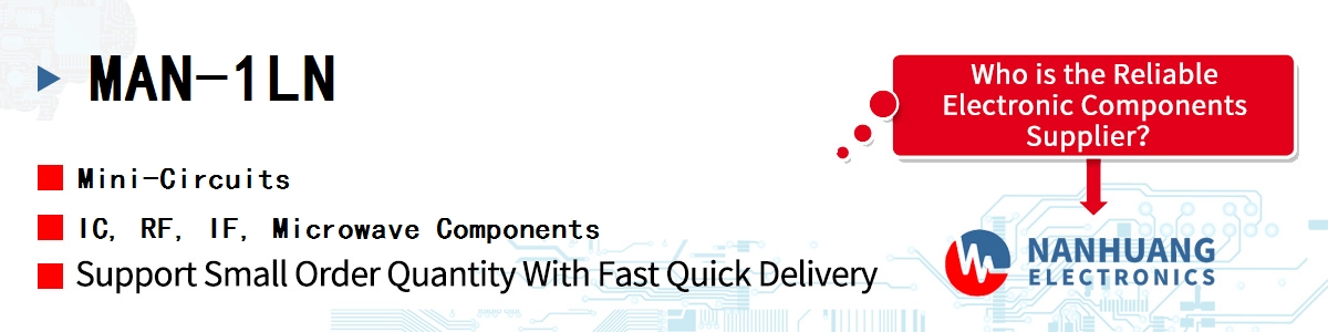 MAN-1LN Mini-Circuits IC, RF, IF, Microwave Components
