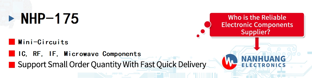 NHP-175 Mini-Circuits IC, RF, IF, Microwave Components