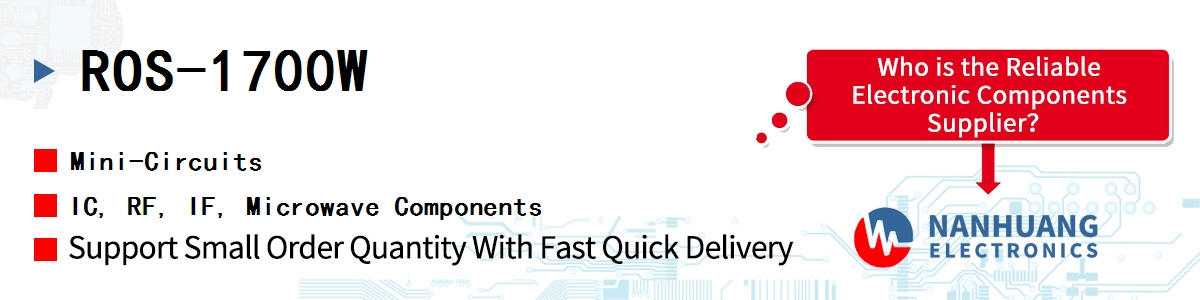 ROS-1700W Mini-Circuits IC, RF, IF, Microwave Components