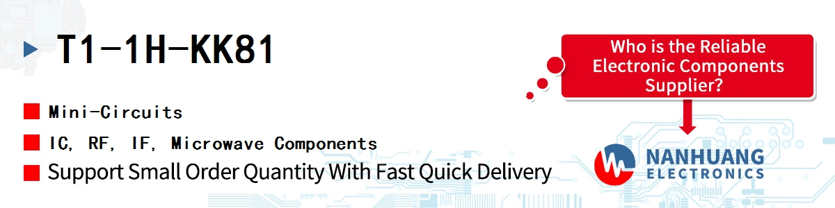 T1-1H-KK81 Mini-Circuits IC, RF, IF, Microwave Components