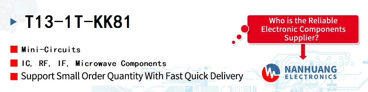 T13-1T-KK81 Mini-Circuits IC, RF, IF, Microwave Components