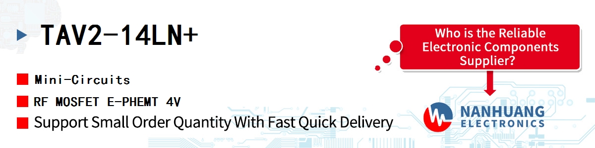 TAV2-14LN+ Mini-Circuits RF MOSFET E-PHEMT 4V