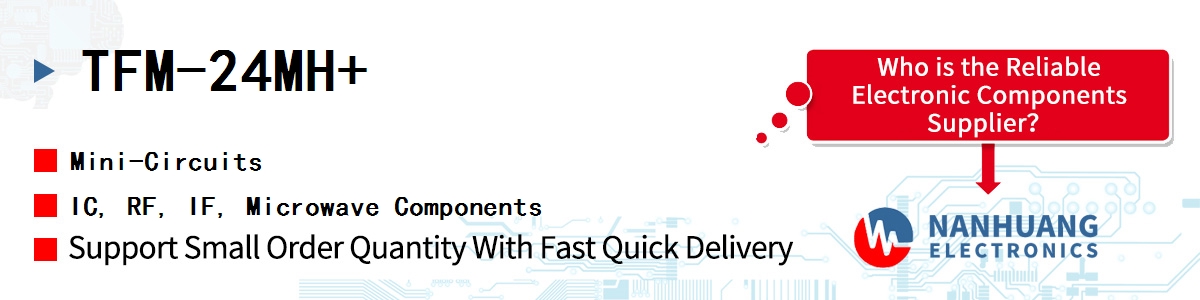 TFM-24MH+ Mini-Circuits IC, RF, IF, Microwave Components