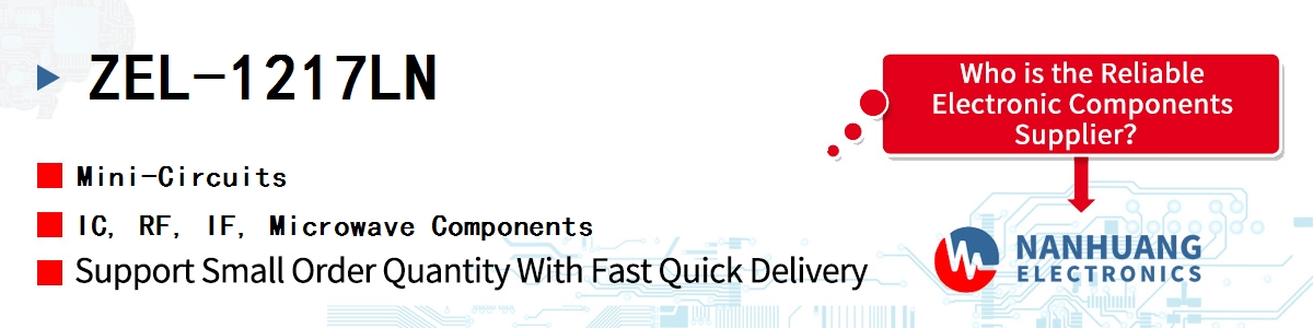 ZEL-1217LN Mini-Circuits IC, RF, IF, Microwave Components