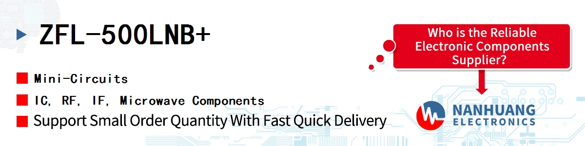 ZFL-500LNB+ Mini-Circuits IC, RF, IF, Microwave Components