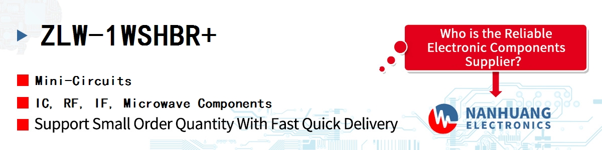 ZLW-1WSHBR+ Mini-Circuits IC, RF, IF, Microwave Components
