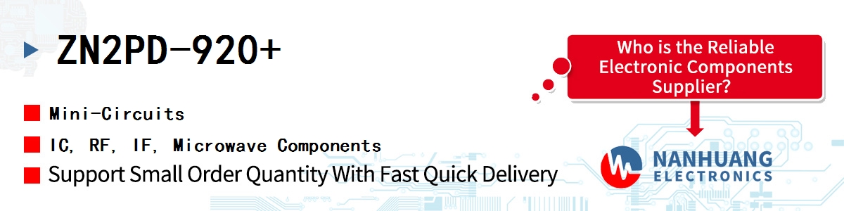 ZN2PD-920+ Mini-Circuits IC, RF, IF, Microwave Components