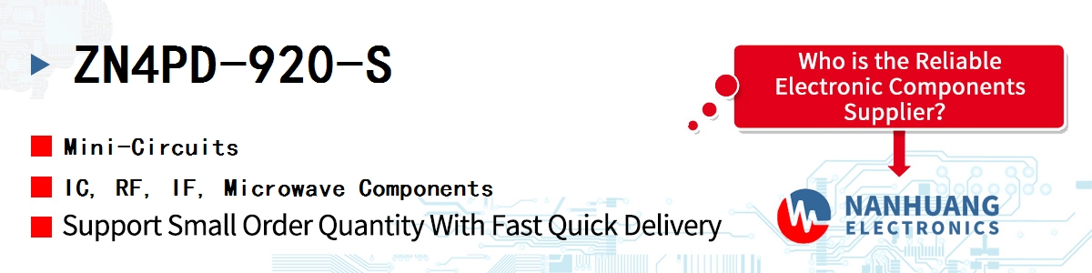 ZN4PD-920-S Mini-Circuits IC, RF, IF, Microwave Components
