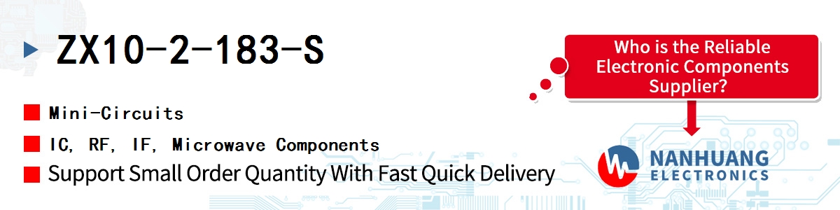 ZX10-2-183-S Mini-Circuits IC, RF, IF, Microwave Components